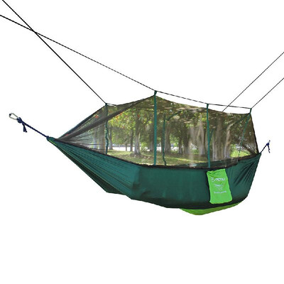 

Mosquito Net Double Hammock Extra Strong Nylon Durable Compact Lightweight Outdoor Camping Hammock