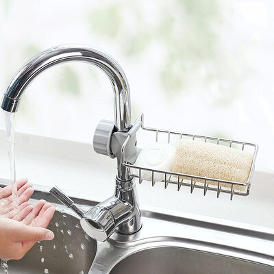 

Siaonvr Kitchen Drainage Shelf Multifunctional Dishwashing Sponge Storage Rack
