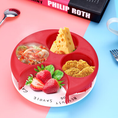 

Plastic Meal Measure Portion Plate Weight Loss Diet Control Kitchen Cooking Tools Meal Portion Control Tool Meal Portion Tool