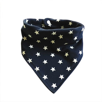 

Children Baby Girls Boys Bibs Cotton Star Print Triangle Towel Cartoon Saliva Towel Baby Accessories Baby Bibs