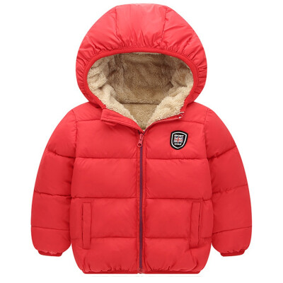 

Children Kids Winter Warm Baby Boy Girl Long Sleeve Hoodie Jacket Outerwear Down Coat Clothes