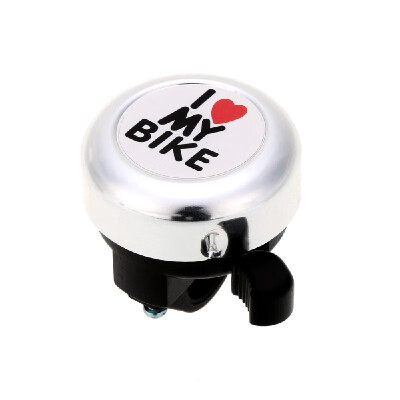 

I Love My Bike Printed Clear Sound Cute Bike Alarm Warning Ring Bell Bicycle Accessory