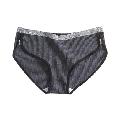 

Toponeto Autumn Mid-Rise Cotton Solid Color Padded Seamless Trendy Underwear Panties