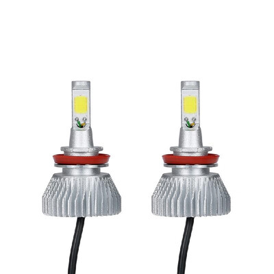 

KKmoon One Pair of 30W H8H9H11 COB LED Light Car Headlight Fog Lamp Kit 6000K White