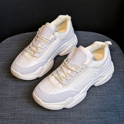 

Ins ultra-fire daddy shoes female Han version ulzzan original original Bae to build thick-soled wise smoked shoes sneakers tide