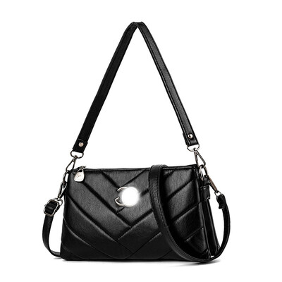 

2019 new Korean version of the cool fashion casual womens bag Messenger bag simple shoulder diagonal pouch