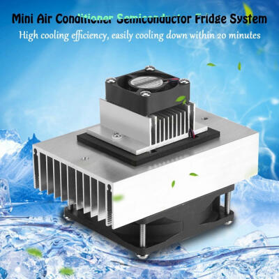 

Greensen 1Pcs DC12V Semiconductor FridgeRefrigeration Cooling System DIY Kit Mini Air Conditioner