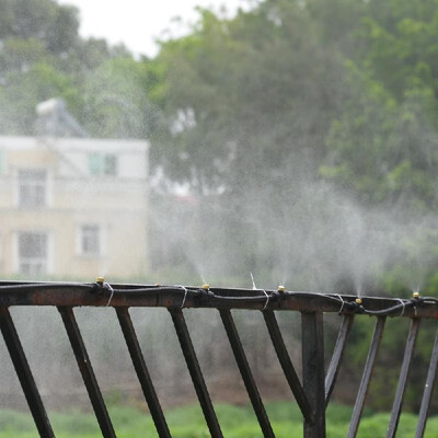 

Outdoor Misting Cooling System Kit for Greenhouse Garden Patio Watering Irrigation Mister Line 6M System 12
