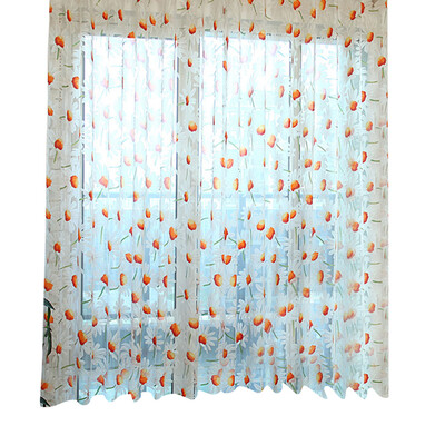 

Daisy window screening burnt-out yarn Bedroom living room balcony yarn