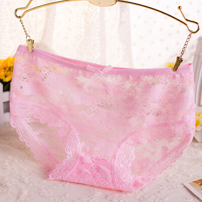 

Womens Underwear Sexy Transparent Lace Panties Briefs Knickers Thong Lingerie