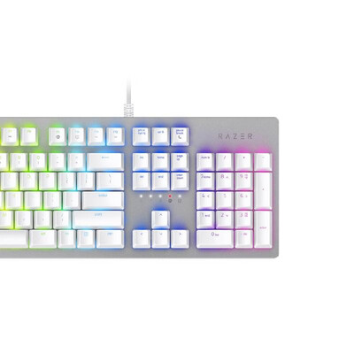 

Razer Huntsman Mechanical Keyboard Gaming Opto-Mechanical Switch 104 Keys RGB Backlight Wired Keyboard Silver