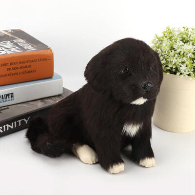

Greensen Simulation Polyethylene Dog-shape Statue Animals Sculpture Garden Yard Decoration
