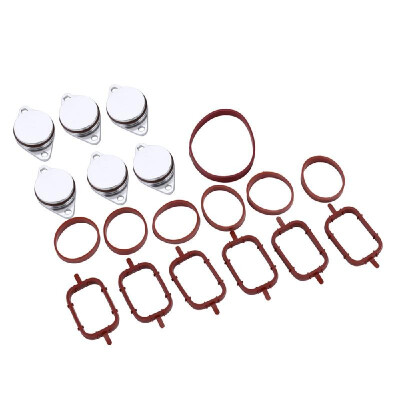 

6 X 33MM Diesel Swirl Flap Blanks Intake Manifold Gaskets Repair Replacement Kit for BMW