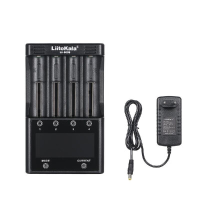 

LiitoKala Lii-500S Portable Battery Charging Kit 4 Slots with Touching Control LCD Screen Charging Modes & Currents Adjustable Com