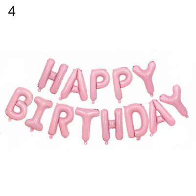 

Happy Birthday Letter Alphabet Air Balloon Kids Toy Wedding Party Decoration
