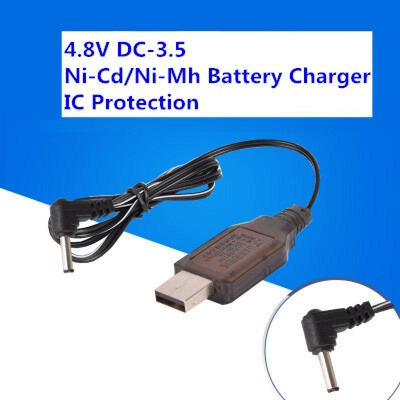 

48V DC35V USB Charge Cable with Protected IC For RC toys car ship Robot Battery Charging