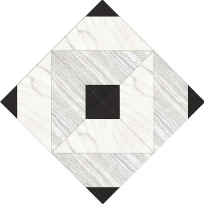 

〖Follure〗10 PcsSet Ceramic Tile Stickers Self Adhesive Tiles Art Diagonal 3D Floor Stick