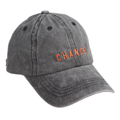 

Fallwinter hats mens&womens retro denim washed baseball caps Korean couples Joker letters embroidered soft top cap