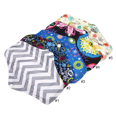

1PC Reusable Charcoal Bamboo Cloth Menstrual Pads Washable Sanitary Towel Panty 5 Colors Bamboo Charcoal PadsSanitary Pad