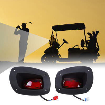 

Greensen Golf Cart Headlight Kit with LED Tail Lights for EZGO RXV Series