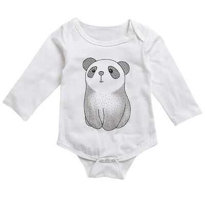 

Newborn Infant Baby Print Long Sleeve Romper Jumpsuit 70