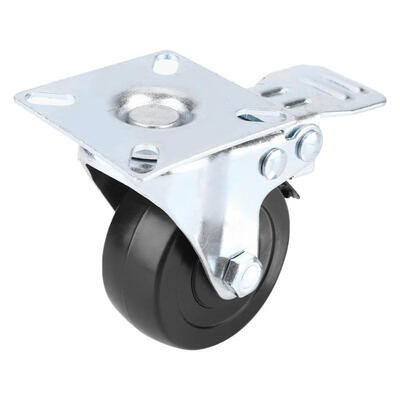 

Greensen 4PCS 2in Furniture Trolley Rack Caster Wheel Silent PVC Fixed Brake Casters