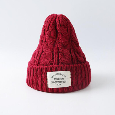 

Tailored Men Women Autumn And Winter Dome Warm Knit Hat Outdoor Crochet Knit Caps