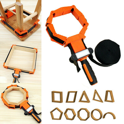 

〖Follure〗Nylon Multi-Function Binding Belt Clamp Right Polygons Angle Clip Frame Clips