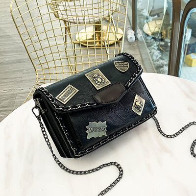 

Summer ins womens bag tide Korean version of chain bag fashion personality 100 shoulder oblique satchel