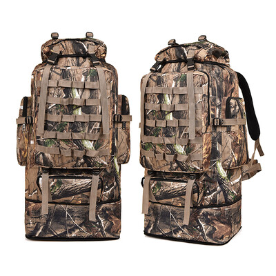 

Outdoor Training Hunting Backpack Molle Bug-out Bag Survival Range Bag Exploration Trekking Backpack 100L
