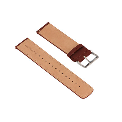

〖Follure〗Replacement Leather Soft Band Strap For Garmin Fenix Chronos GPS Watch BK