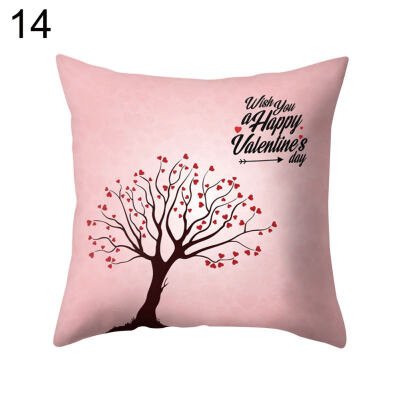 

Romantic Love Heart Letter Pillow Case Cushion Cover Sofa Bed Car Office Decor