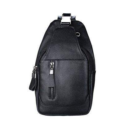 

Genuine Leather Men Shoulder Bag Casual Cowhide Men Messenger Bags Travel Chest Backpack