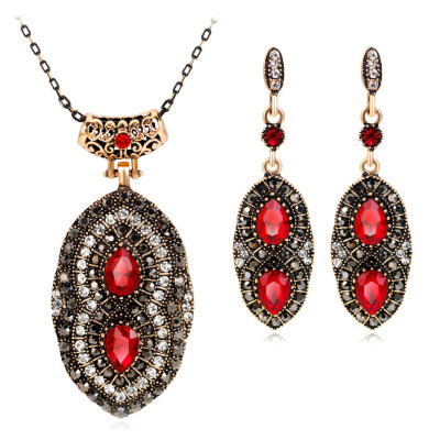

Earrings Retro Necessaries Necklace Crystal Jewelry Retro Necklace Womens Stone Stone Jewelry Individual Women for Fashion
