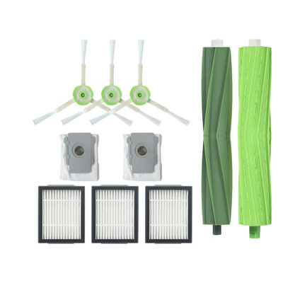 

〖Follure〗For IRobot Roomba i7 i7i7 Plus E5 E6 E7 Side Brush&Hepa Filters Bristle Brush