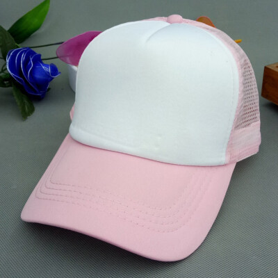 

Chic Unisex Women Men Adjustable Baseball Cap Summer Solid Color Plain Blank Mesh Sports Cap Visor Hat