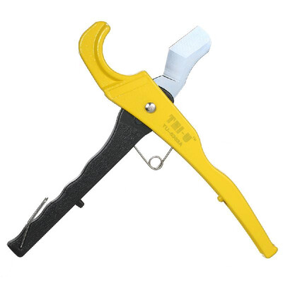 

TU-6303A Water Pipe Scissors Two-color Handle Branch Cut Portable Fast PVC Pipe Cutter Tube Cutter