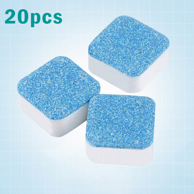 

20 PcsSet Washing Machine Oxygen Cleaner Decontamination Effervescent Tablets