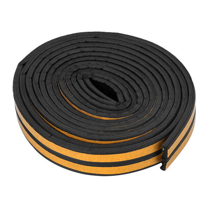

Siaonvr 5M DEPI Type Foam Weather Draught Excluder Self Adhesive Window Door Seal Str