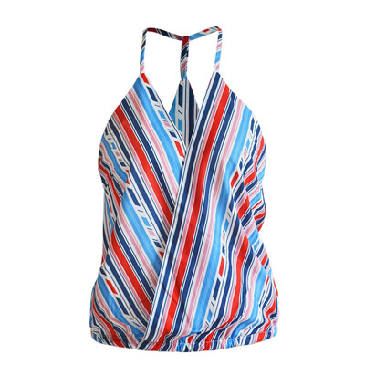 

Fashion New Sexy Sling V-neck Color Vest Sling V-neck Sleeveless Top