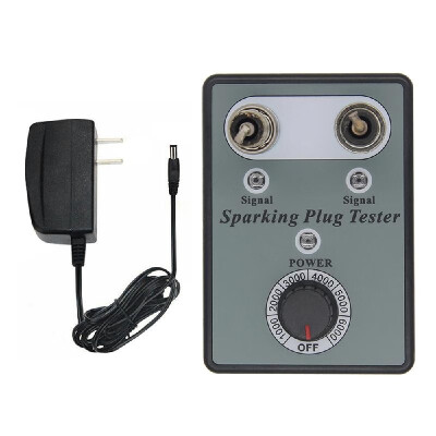 

Car Spark Plug Tester with Adjustable Double Hole Detector Ignition Plug Analyzer