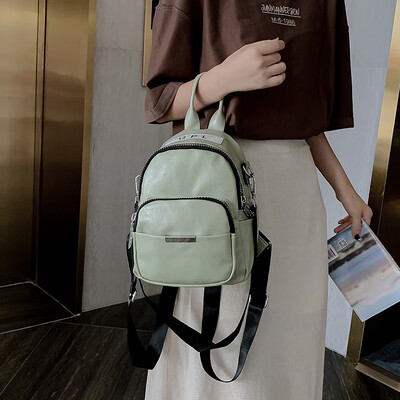 

Multifunctional shoulder bag ladys backpack three-purpose backpack summer ladys bag fashionable one shoulder