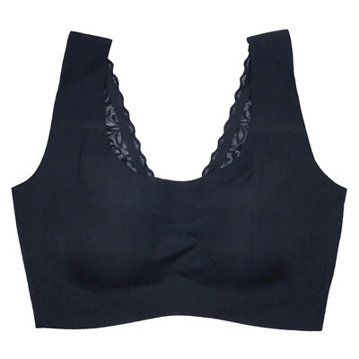 

Toponeto Women No Trace An Fashions Motion bra Corset Bra Lace Quakeproof Sleep Underwear