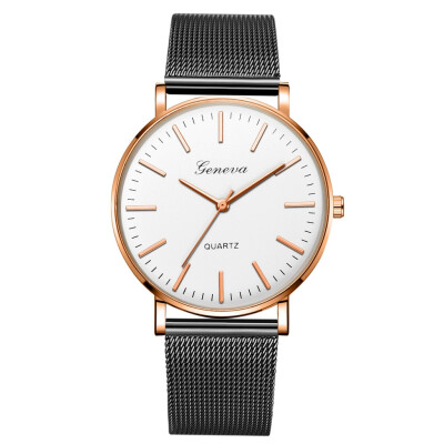 

〖Follure〗Fashion Casual Unobtrusive Simple Single Business Net With Strap Mens Watch