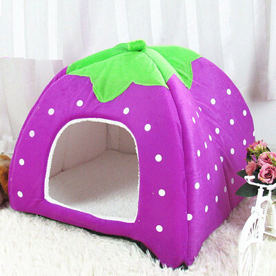 

Gobestart Dog house Pet dog Wave point house cat house Strawberry house Pet supplies