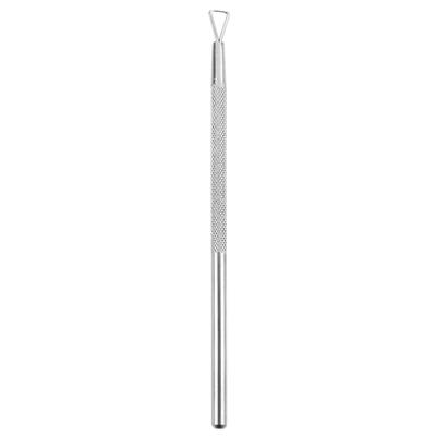 

1pc Stainless Steel Cuticle Nail Pusher Remover Spoon Manicure Nail Care