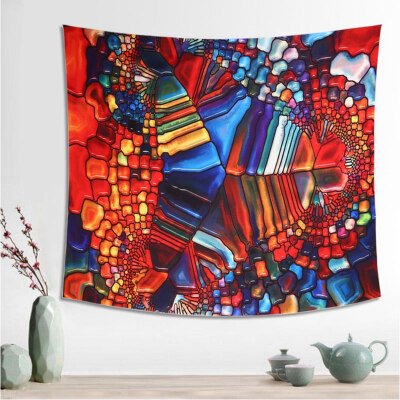 

Geometric stone simulation tapestry Galaxy Hanging Wall Tapestry Hippie Retro Home Decor Yoga Beach Towel