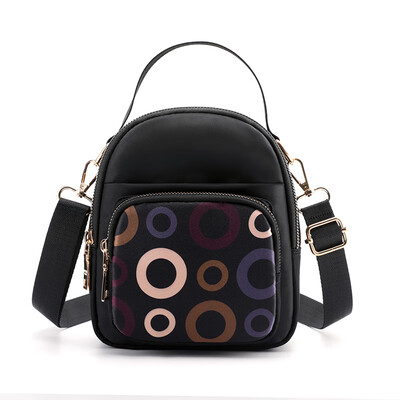 

Mini one-shoulder sloping bag fashion 100-pack Nylon Oxford handbag mobile phone pocket