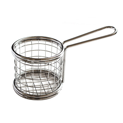 

Siaonvr Electroplate Stainless Steel Mini Frying Net Square Block