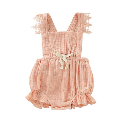 

Summer Toddler Baby Girl Sleeveless Clothes Lace Romper Bodysuit Jumpsuit Cotton Outfit Sunsuit